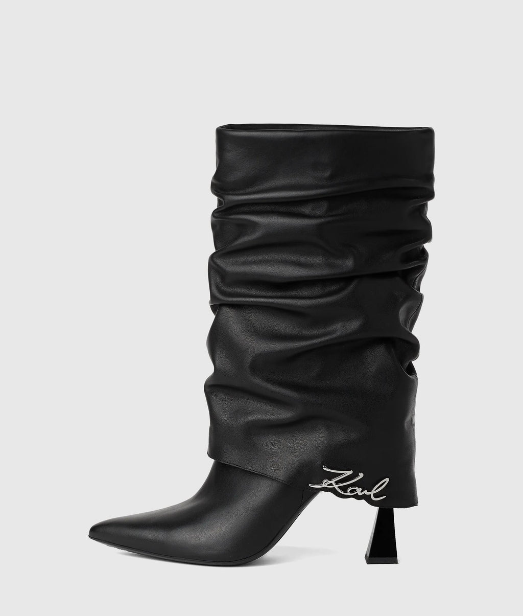 Debutante midi slouch boots