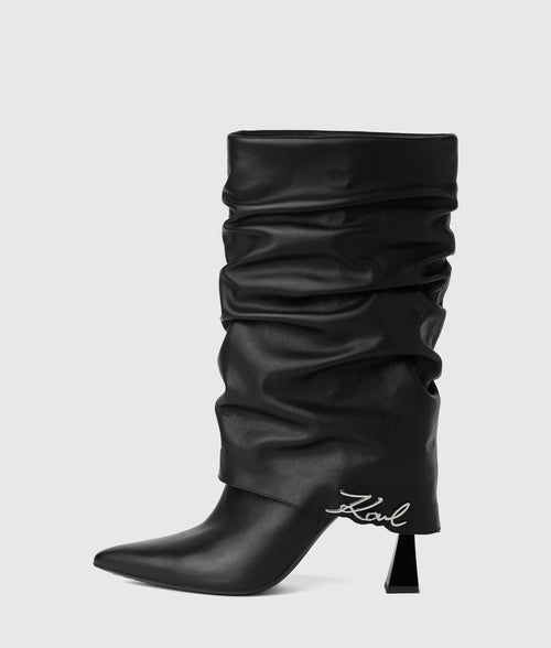 Debutante midi slouch boots