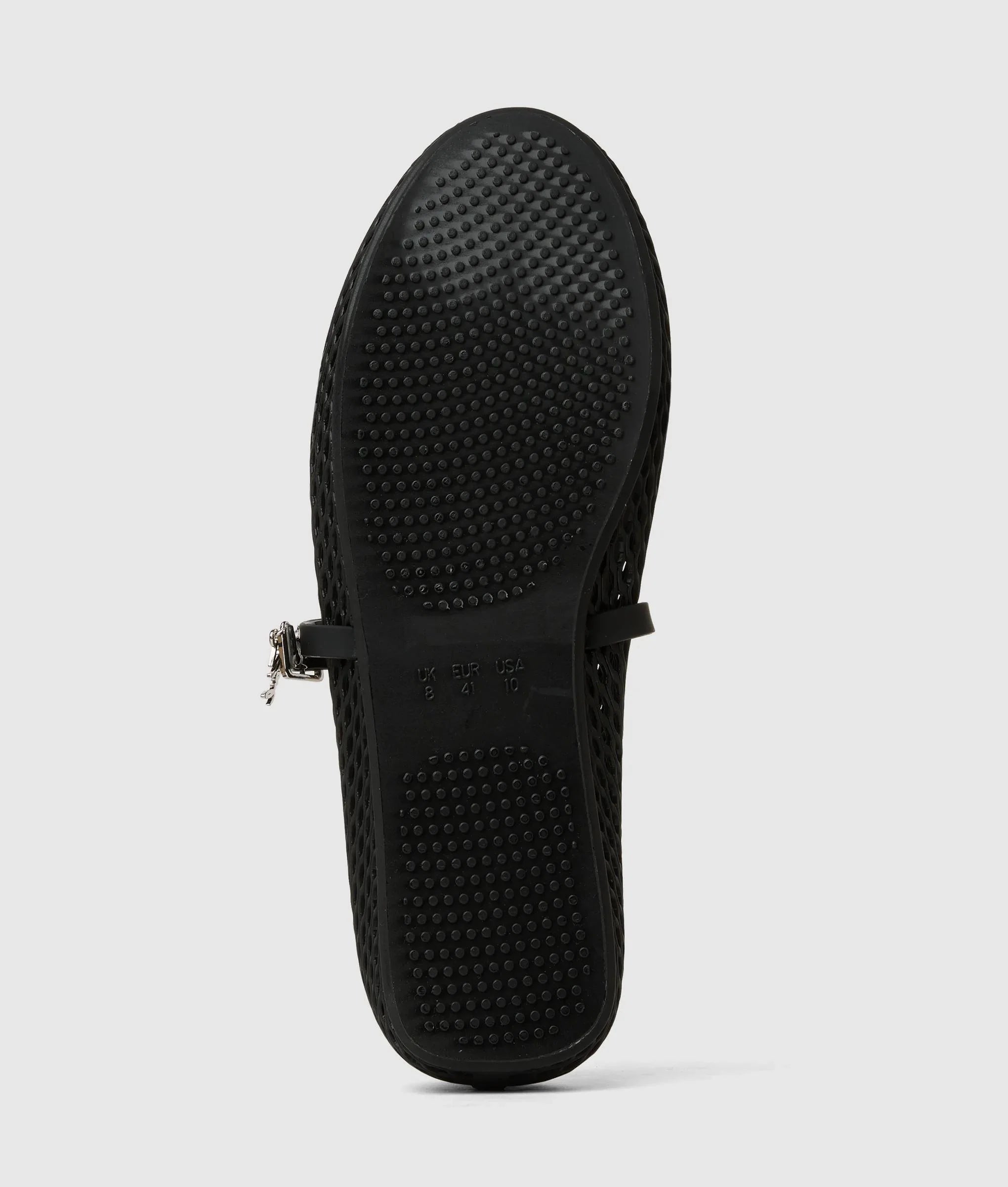 Jelly ballet strap pumps