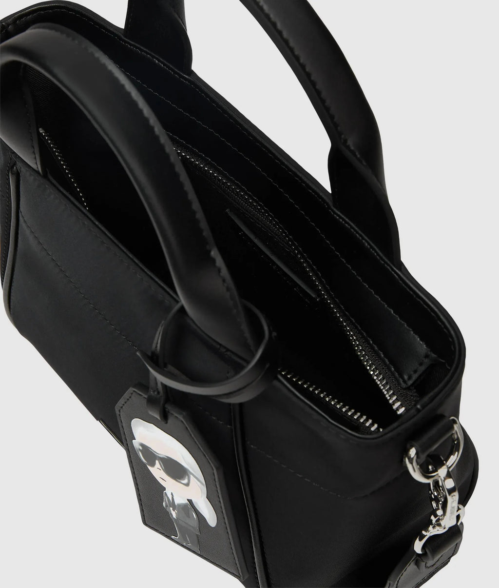 Ikon Nylon small tag tote bag