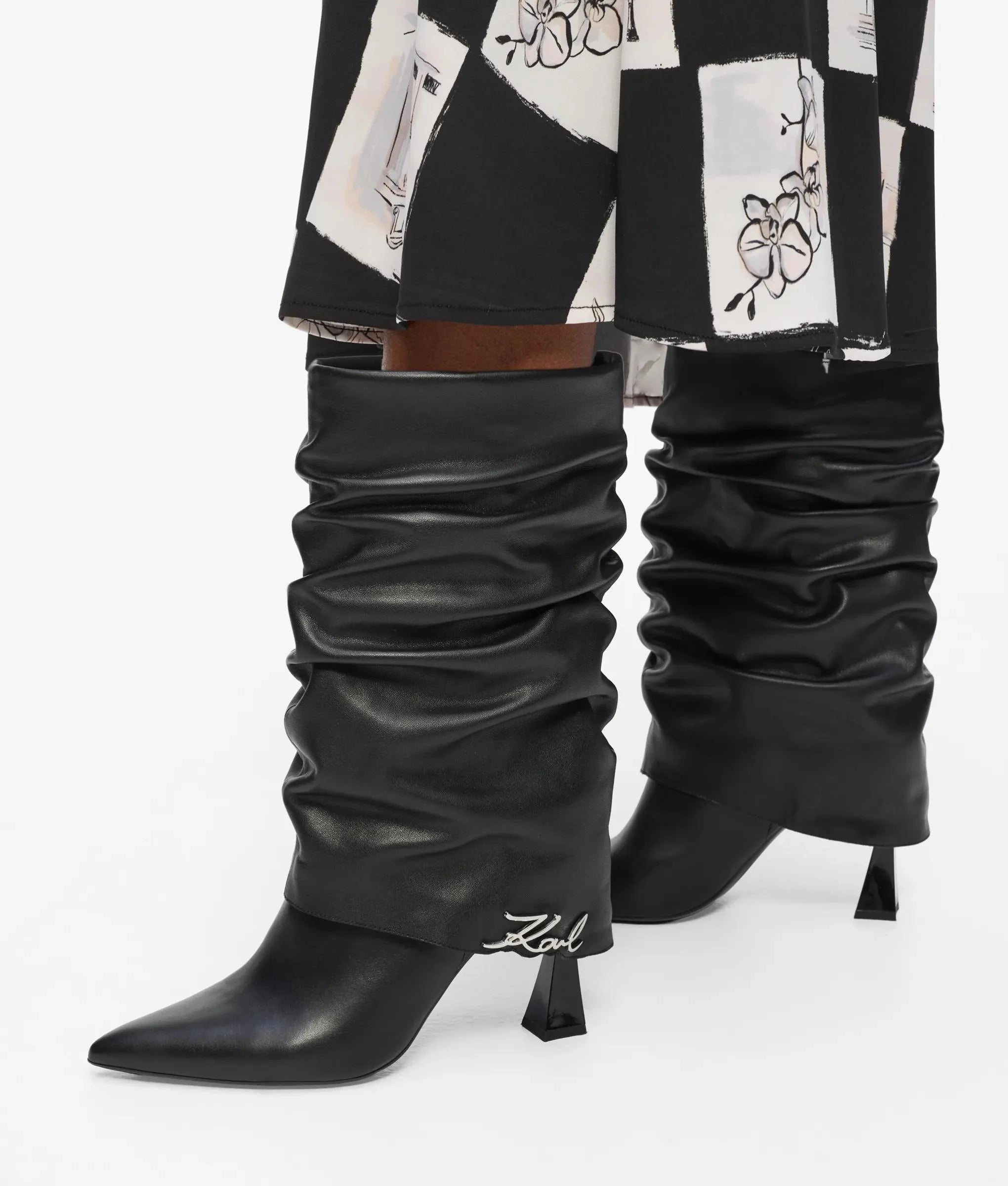 Debutante midi slouch boots