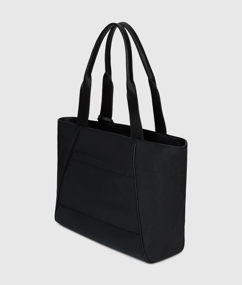 Ikon Nylon large tag tote bag