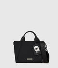 Ikon Nylon small tag tote bag