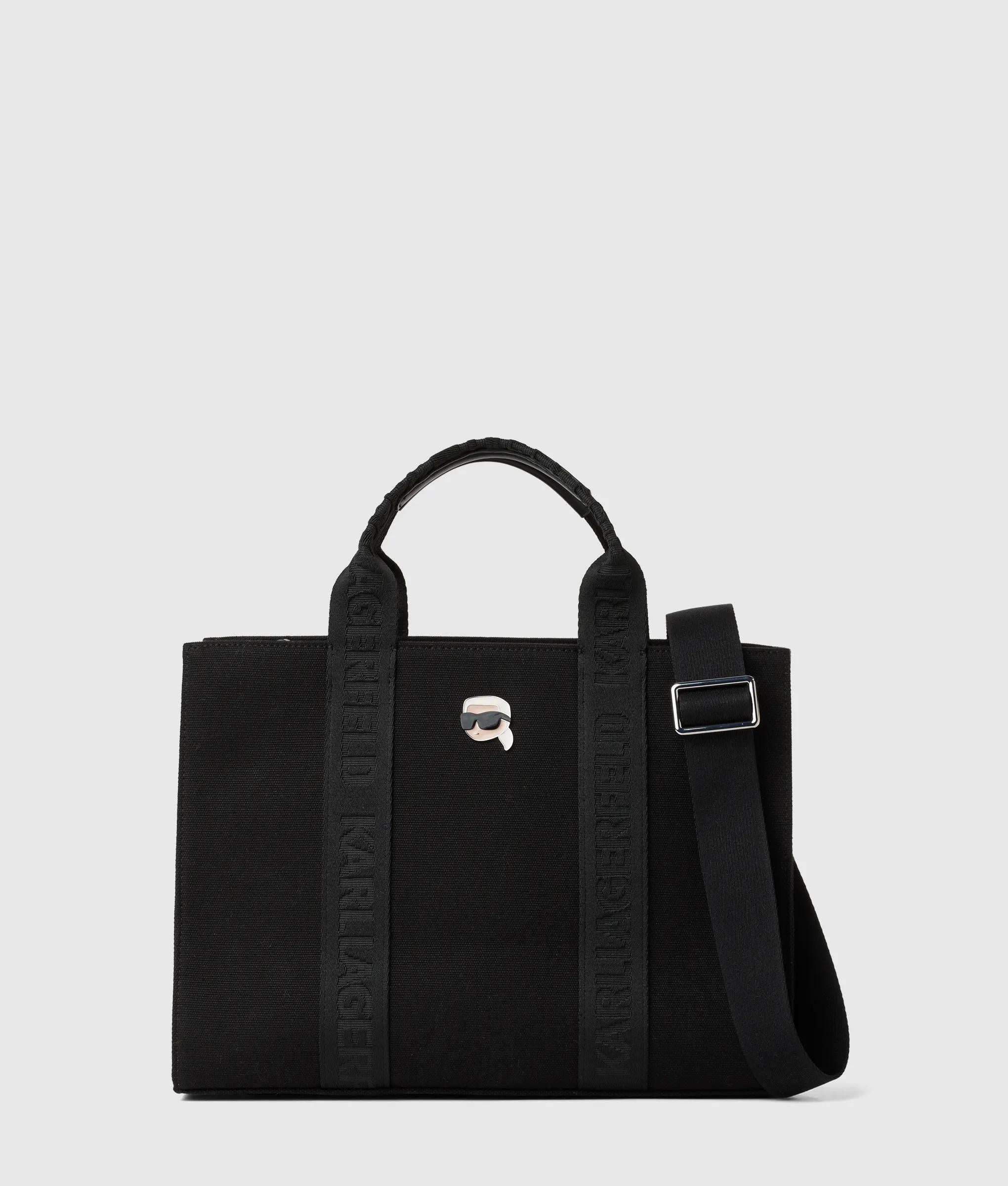 Ikon pin square tote bag