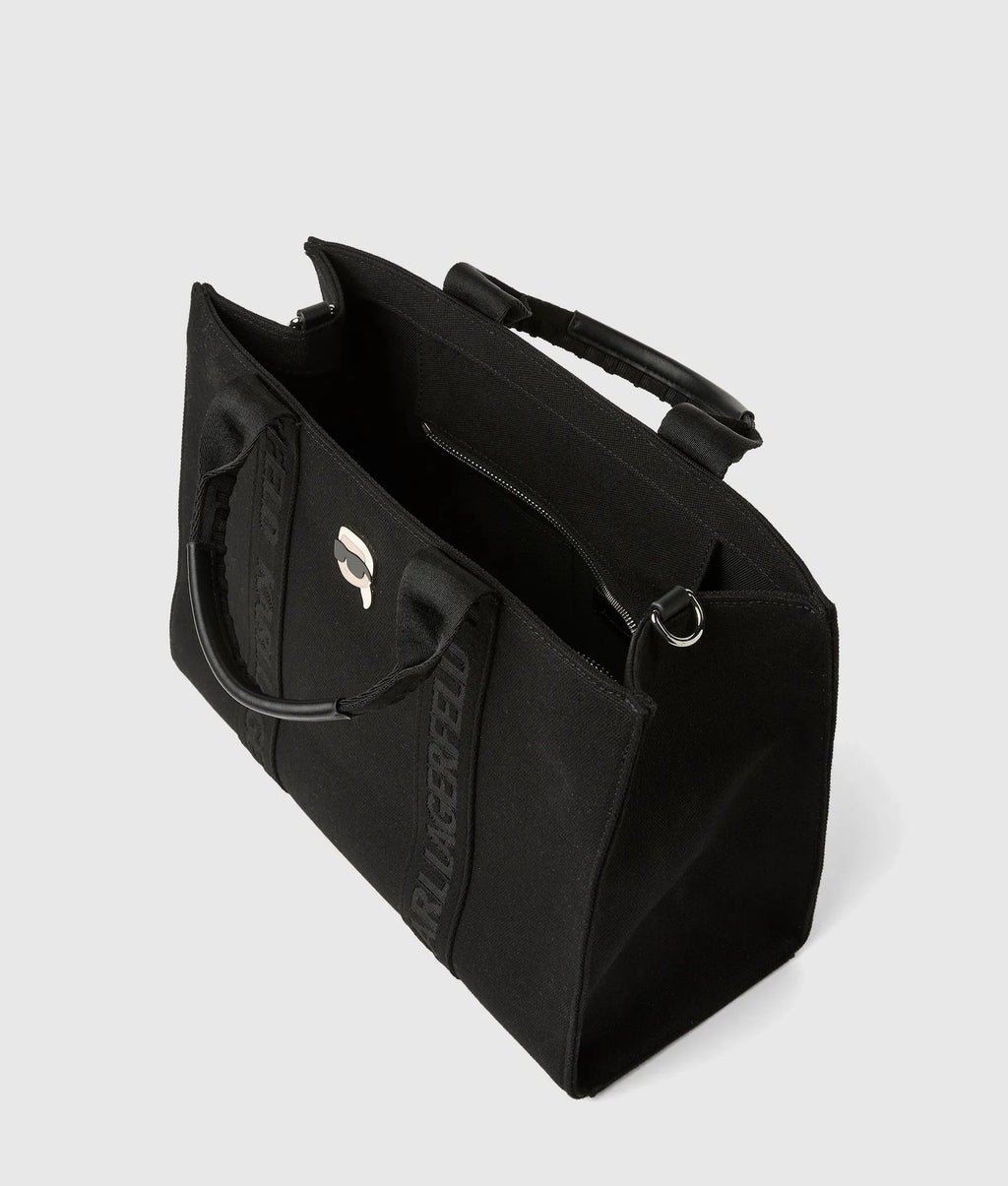 Ikon pin square tote bag