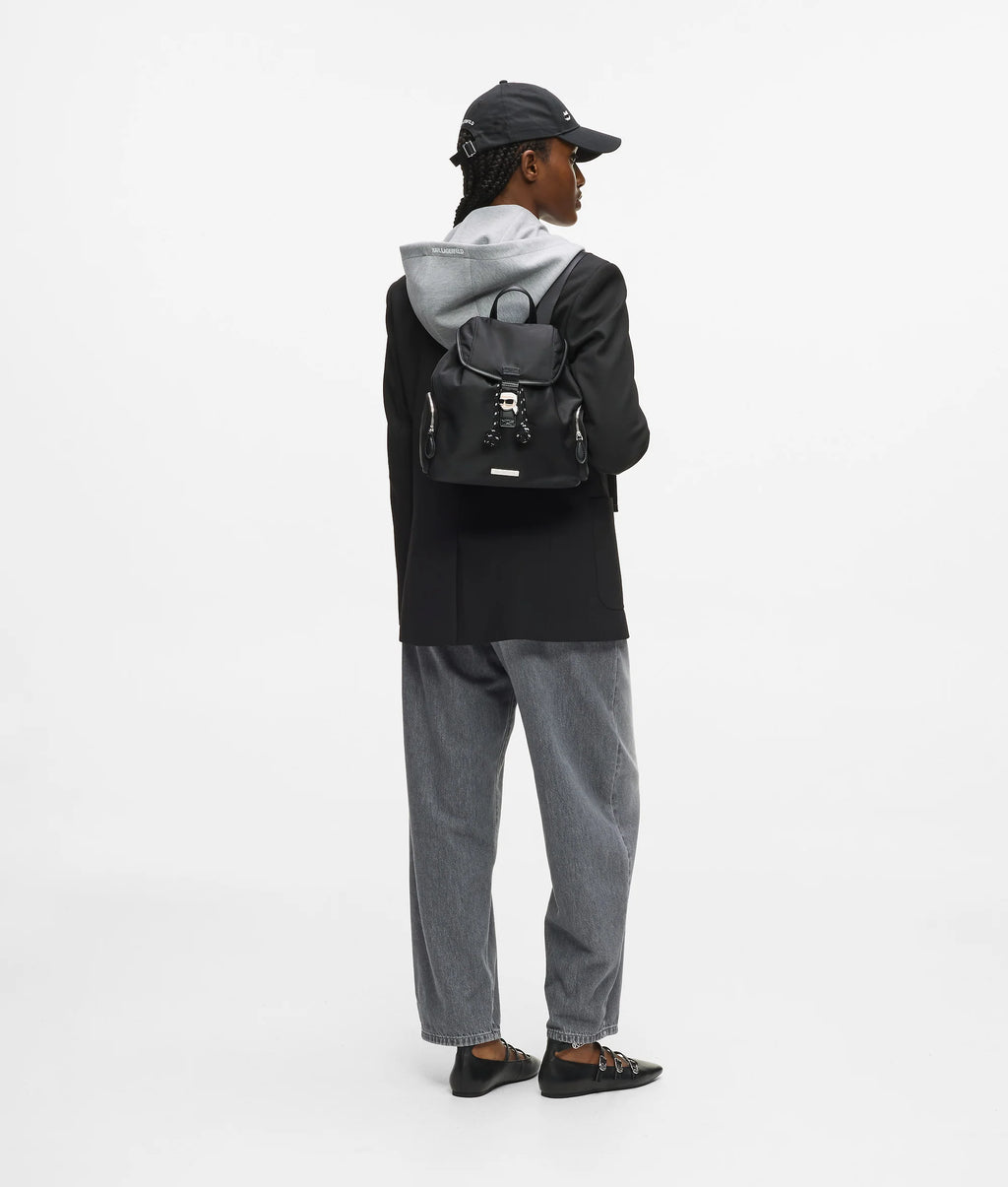 Ikon nylon small flap backpack