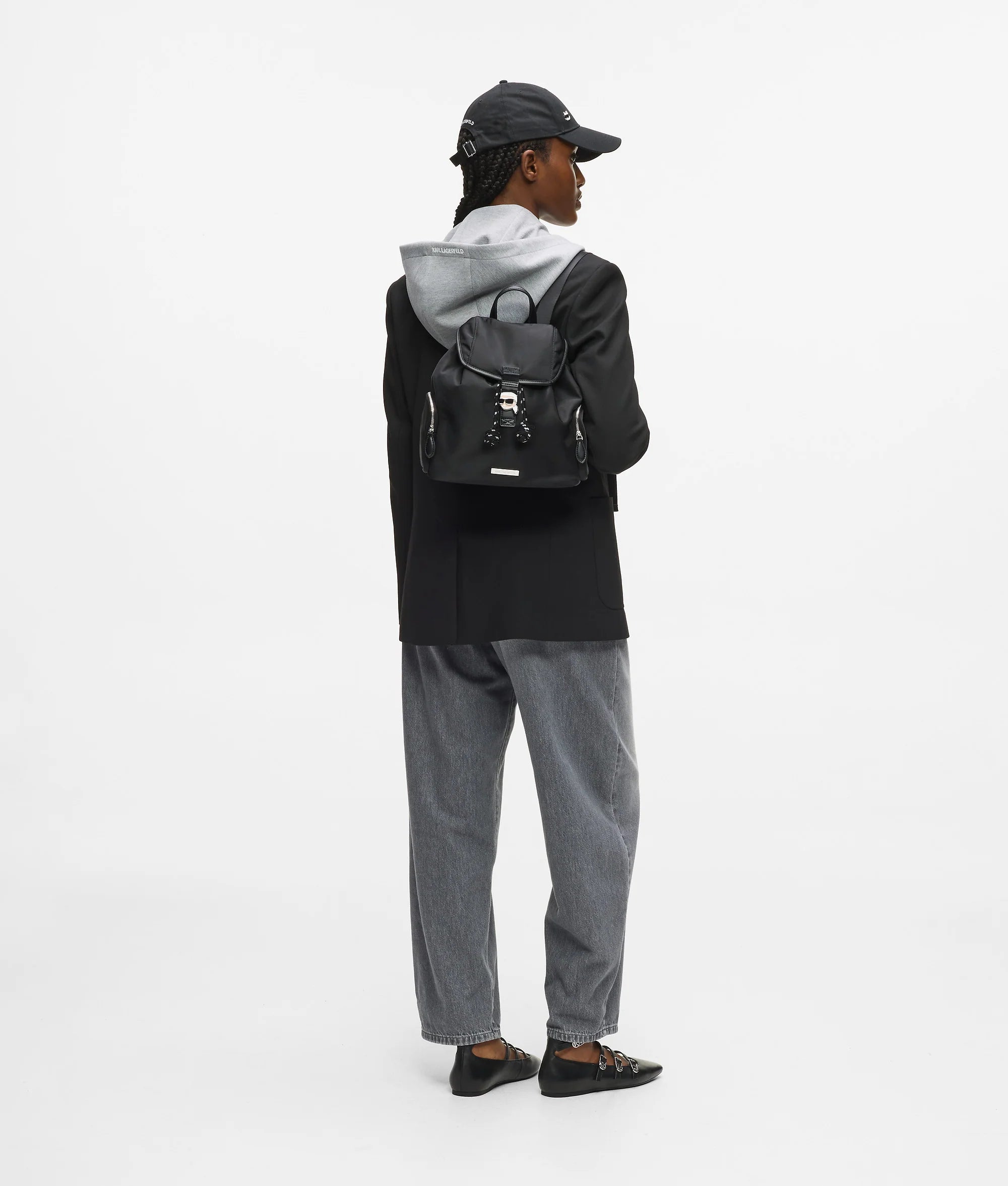 Ikon nylon small flap backpack